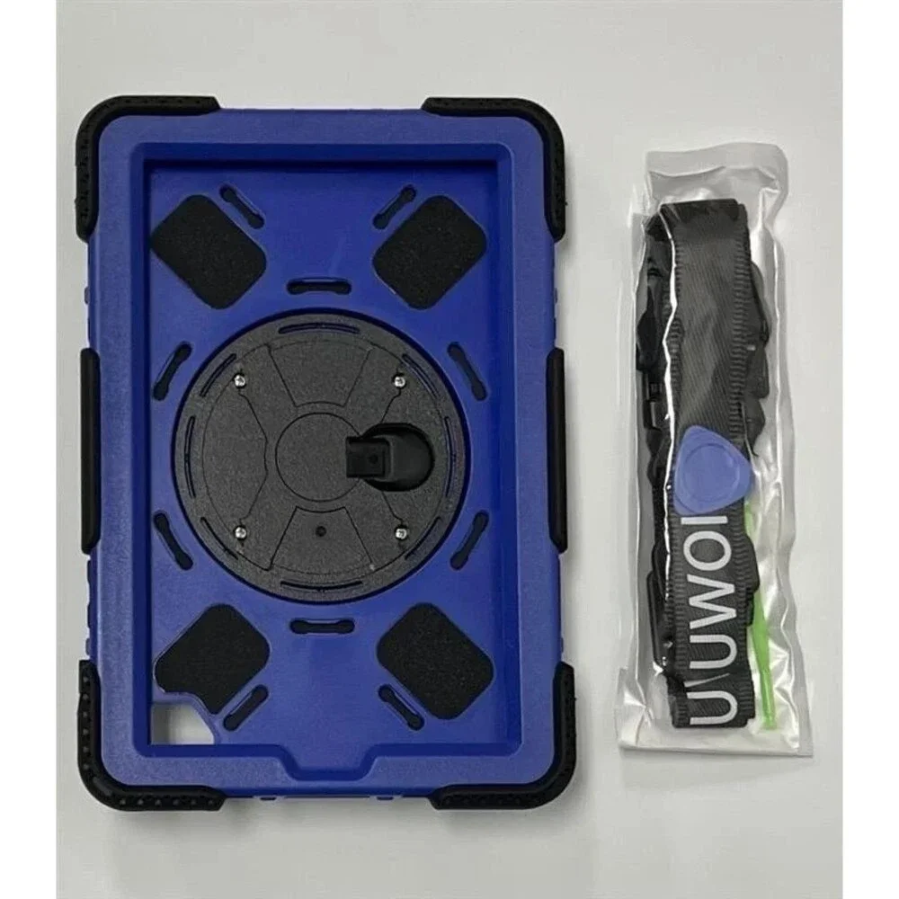 360 Degree Rotating Case Three Layers Protection Kickstand Hand/Shoulder Strap